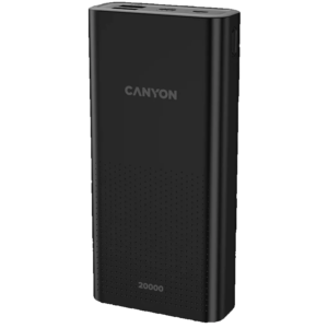 CANYON POWERBANK (BATERÍA EXTERNA) PB-2001 20000 MAH NEGRO