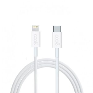 COOL CABLE USB  TIPO-C A LIGHTNING (1.2 METROS) BLANCO