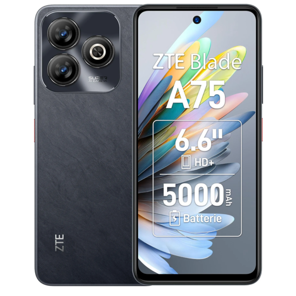 ZTE BLADE A75 6,6" HD+ 4+4GB/128GB 8MP/50MP (5G) BLACK