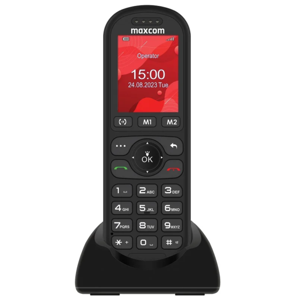 MAXCOM MM39D SE TELEFONO FIJO SIM 2" (4G) BLACK (NO RJ11)