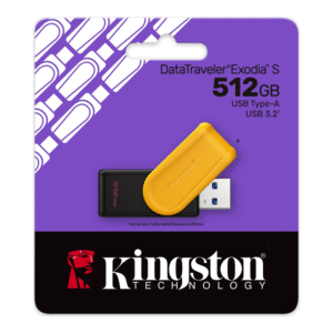 PENDRIVE EXODIA S 512 GB USB 3.2 DTXS/512GB KINGSTON