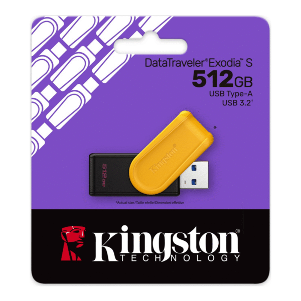PENDRIVE EXODIA S 512 GB USB 3.2 DTXS/512GB KINGSTON