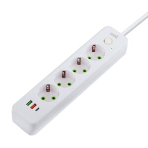COOL CARGADOR UNIVERSAL MULTIPUERTO (REGLETA 7 PUERTOS) BLANCO